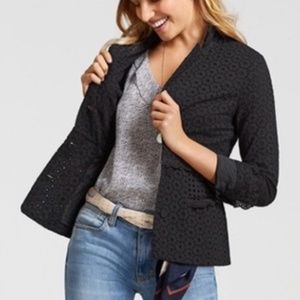 CAbi Black Textured Blazer